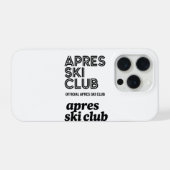 Apres Ski Club Coffee Mug – Winter Ski Lover Gift iPhoneケース (裏面横)