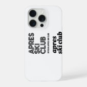 Apres Ski Club Coffee Mug – Winter Ski Lover Gift iPhoneケース (裏面)