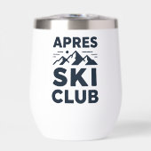 Apres Ski Club Mountain Logo - Custom Mens Winter  (正面)
