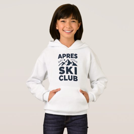 Apres Ski Club Mountain Logo - Custom Mens Winter  (正面フル)