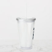 Apres Ski Club Mountain Logo - Custom Mens Winter  アクリルタンブラー (右)