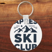 Apres Ski Club Mountain Logo - Custom Mens Winter  キーホルダー (裏面)