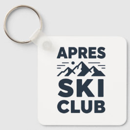 Apres Ski Club Mountain Logo - Custom Mens Winter  キーホルダー