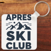 Apres Ski Club Mountain Logo - Custom Mens Winter  キーホルダー (裏面)
