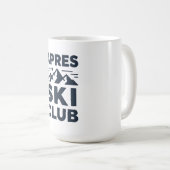 Apres Ski Club Mountain Logo - Custom Mens Winter  コーヒーマグカップ (正面右)