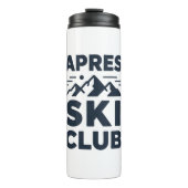 Apres Ski Club Mountain Logo - Custom Mens Winter タンブラー (正面)