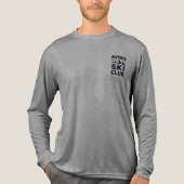 Apres Ski Club Mountain Logo - Custom Mens Winter  トライブレンドＴシャツ (正面)