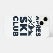 Apres Ski Club Mountain Logo - Custom Mens Winter  iPhoneケース (裏面横)