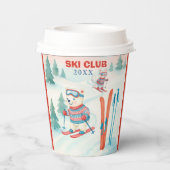  Apres Ski Club Woodland animals WInter 紙コップ (裏面)