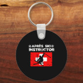 Apres Ski Instructor Party Fun Outfit Wintersport キーホルダー (正面)