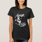 Apres ski party skiing ski mountains ski friends tシャツ (正面)