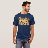 Apres Ski Retro Vintage Style Party Outfit Tシャツ (正面フル)