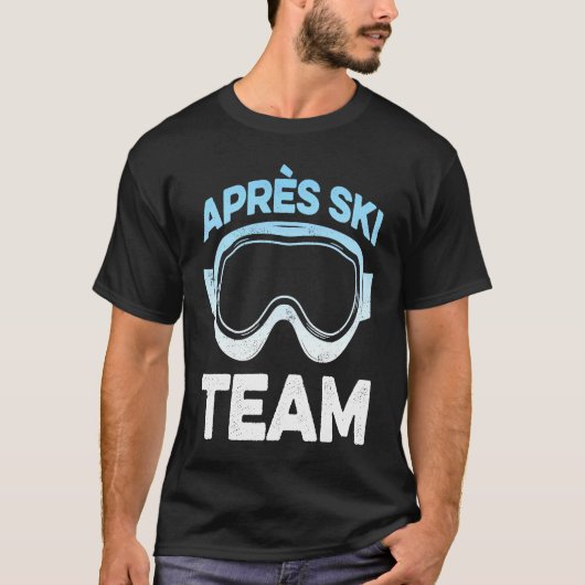 Aprés Ski Team Skier Tシャツ (正面)