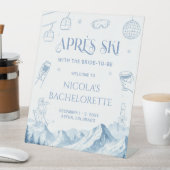 Apres Ski Winter Bachelorette Party 台座サイン (インサイチュ)