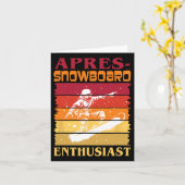 Apres-snowboard愛好家 カード (黄色い花)