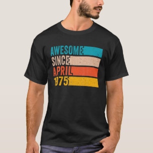 Apriから47誕生日47素晴らし歳まで Tシャツ