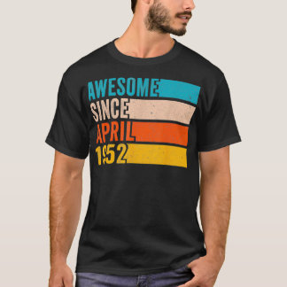 Apriから70誕生日70素晴らし歳へ Tシャツ
