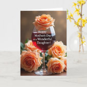 Apricot Bloom Mothers Day Card カード (黄色い花)