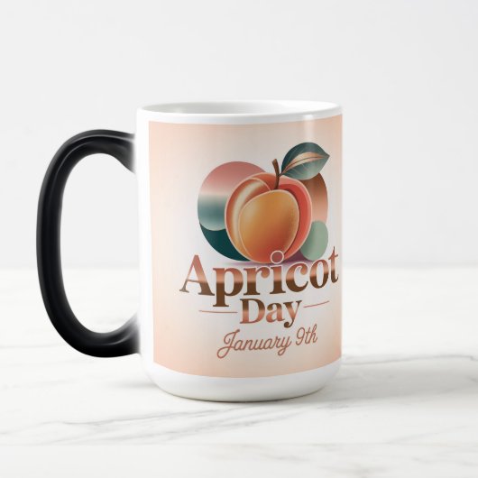 Apricot Day January 9th Morphing Mug モーフィングマグカップ (左)