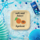 Apricot Juicy Fruit Party ペーパープレート (パーティー)