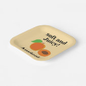 Apricot Juicy Fruit Party ペーパープレート (傾斜あり)