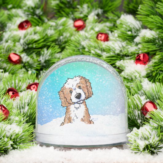 Apricot Parti Goldendoodle  (クリスマス)
