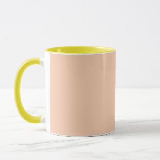 Apricot (solid color) マグカップ (左)