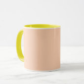 Apricot (solid color) マグカップ (正面左)