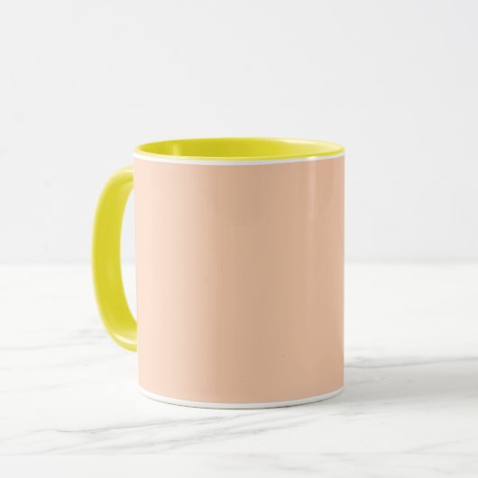  Apricot (solid color) 	 マグカップ (正面左)