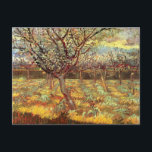 Apricot Trees in Blossom by Vincent van Gogh ポストカード<br><div class="desc">Apricot Trees in Blossom by Vincent van Gogh is a vintage fine art post impressionism landscape nature painting. Fruit trees in bloom with beautiful flowers in an orchard grove on a farm in the spring. About the artist: Vincent Willem van Gogh (1853 -1890) was one of the most famous Post...</div>