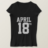 APRIL 18TH T-SHIRT Tシャツ (デザイン正面)