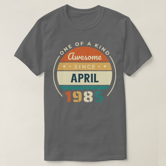 April 1985 tシャツ (デザイン正面)