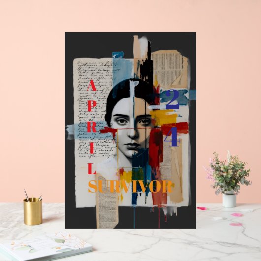 April 24 Survivor Poster アクリルサイン (ウェディング)