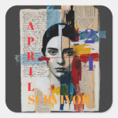 April 24 Survivor Sticker スクエアシール (正面)