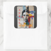 April 24 Survivor Sticker スクエアシール (バッグ)