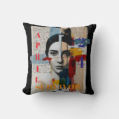 April 24 Survivor Throw Pillow クッション (正面)