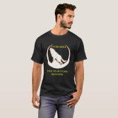 April 8 2024 Total Solar Eclipse Oklahoma Wolf Sun Tシャツ (正面フル)