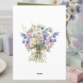 April Birth Flower Birthday Card | Daisies カード