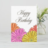 April Birth Flower Design カード (スタンド正面)