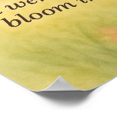 April Birthday Bible Verse Cross and Resurrection  ポスター (角)