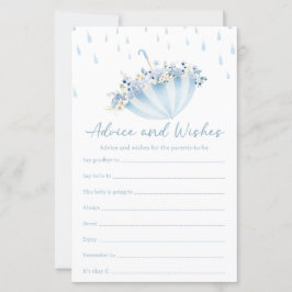 April Bring May Flowers Shower Advice & Wish Game