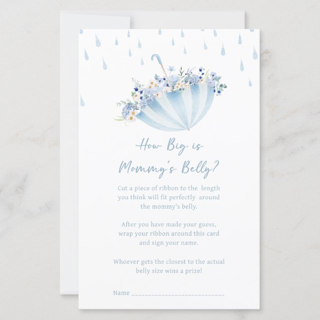 April Bring May Flowers Shower How Big Is Games (正面)