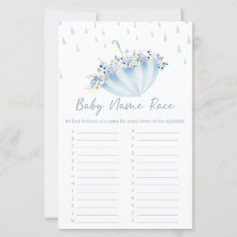 April Bring May Flowers Shower Name Race Games