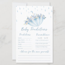 April Bring May Flowers Shower Predictions Game