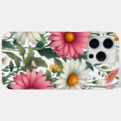 April daisy birth month flower Case-Mate iPhoneケース (裏面 (横))