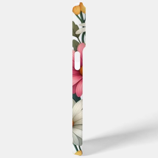 April daisy birth month flower Case-Mate iPhoneケース (裏面 / 右)