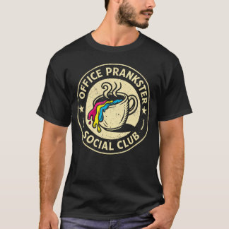 April Fool Office Prankster Social Club Retro Tシャツ