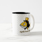 April Fool’s Day Coffee Mug – classic Mug ツートーンマグカップ (正面右)
