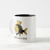 April Fool’s Day Coffee Mug – classic Mug ツートーンマグカップ (正面左)
