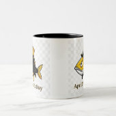 April Fool’s Day Coffee Mug – classic Mug ツートーンマグカップ (中央)